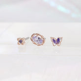 パープルインディー(ピアス/ピアッシング) Piercing bling moon